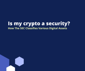 Is my crypto a security?
