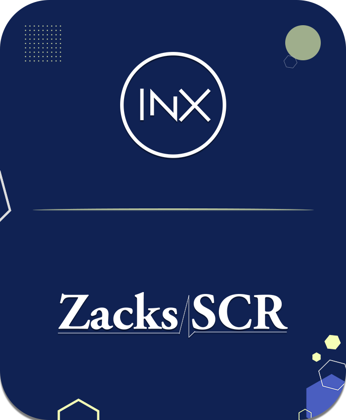 INX and Zacks/SCR logo
