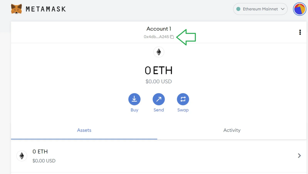 metamask step 3