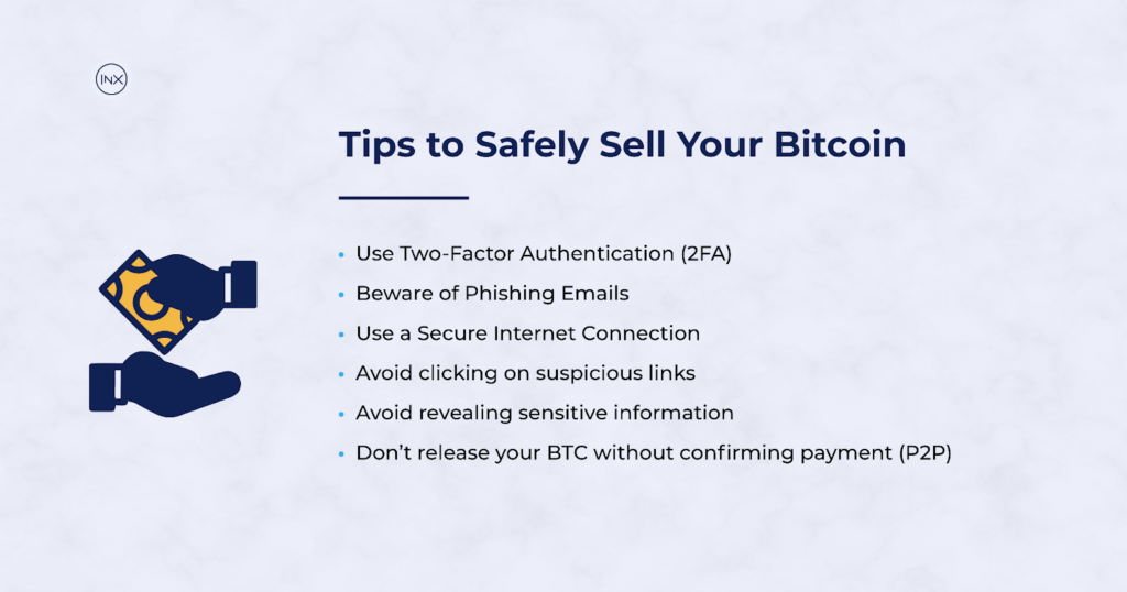 tips to safely sell your bitcoin